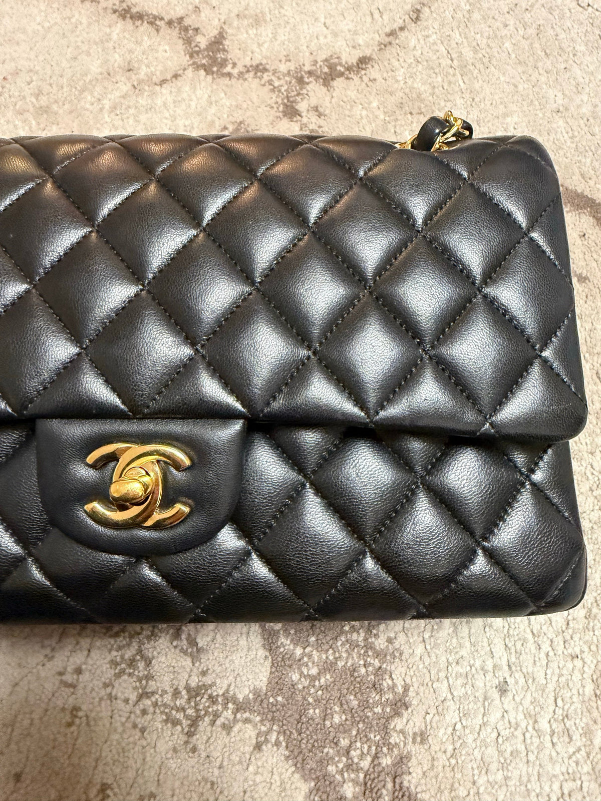 Classic Flap Jumbo — Black Lambskin, Gold Hardware — view 5